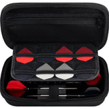 Wales FA - Cymru - Large Darts Case - Black - W3 - Welsh Crest on Cymru