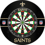 NFL - Printed Dartboard & Printed Surround - Official Licensed - New Orleans Saints