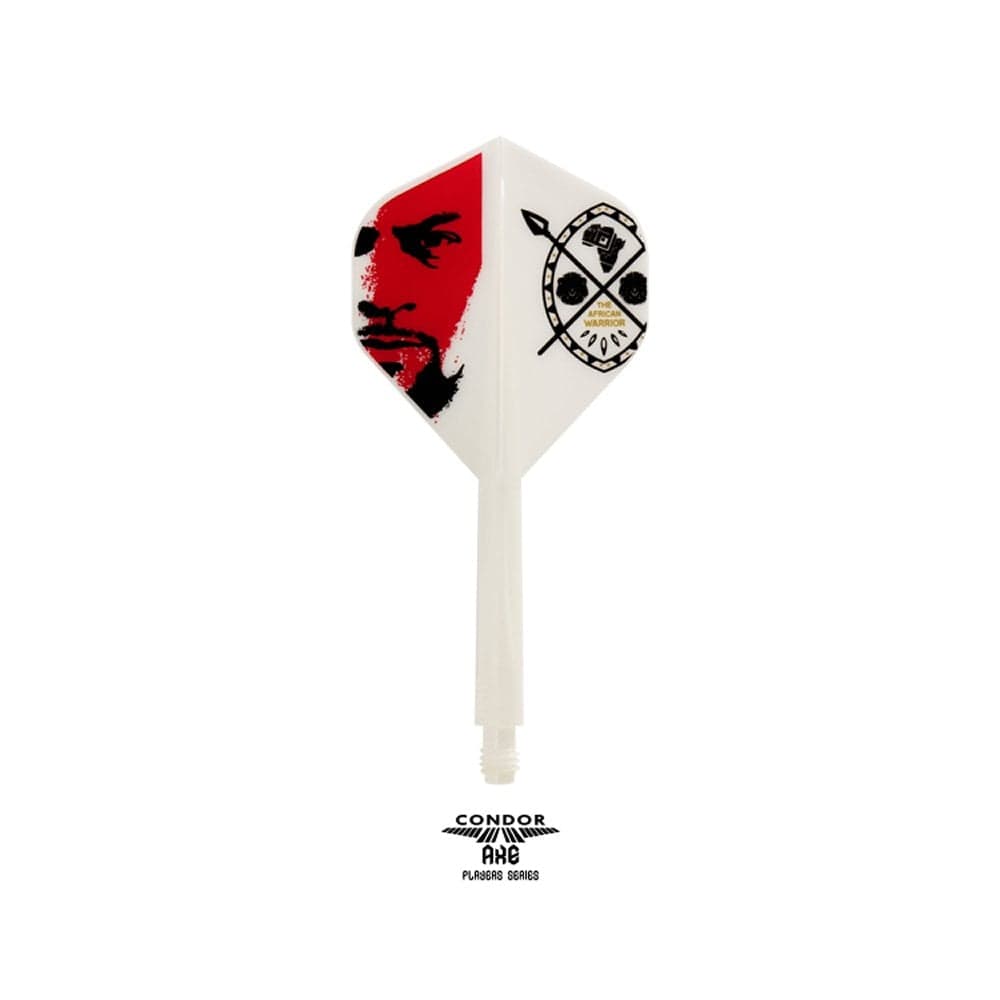 Condor AXE Dart Flights - Devon Petersen - Standard - African Warrior - Inspiration 3 - White