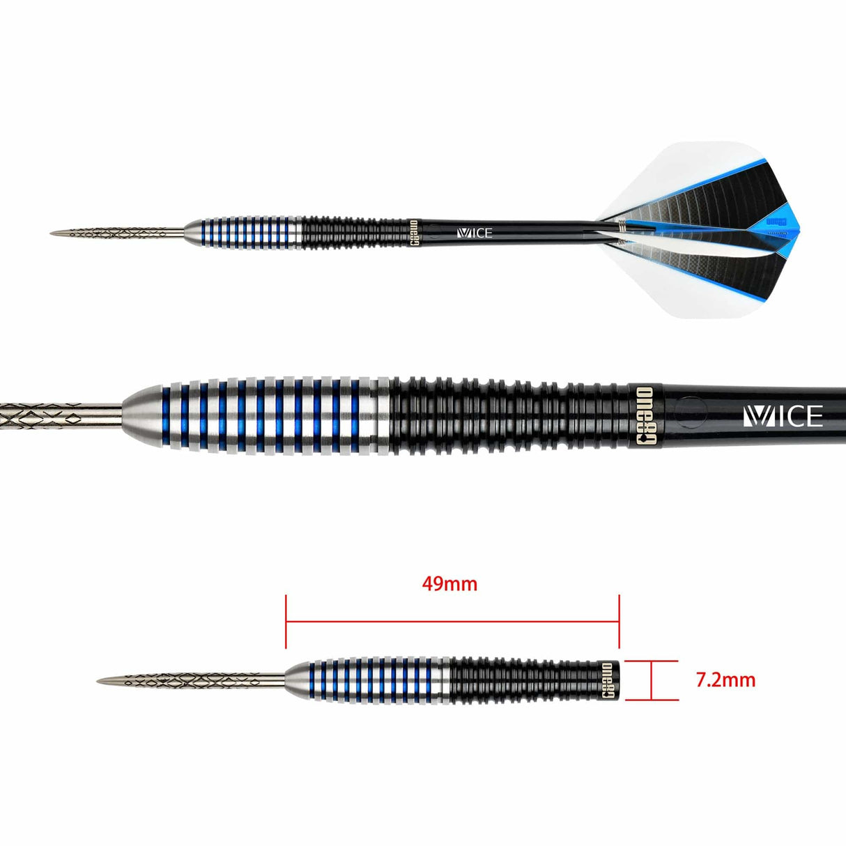 One80 Rene Eidams Darts - Steel Tip - The Cube - Signature V3