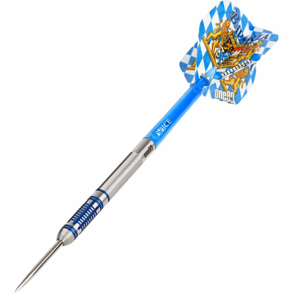 One80 Bavaria Ultra Long Darts - Steel Tip - S04 - Blue