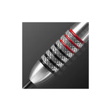 Darts Corner Astrofire Darts - Steel Tip - Knurled - Black & Red