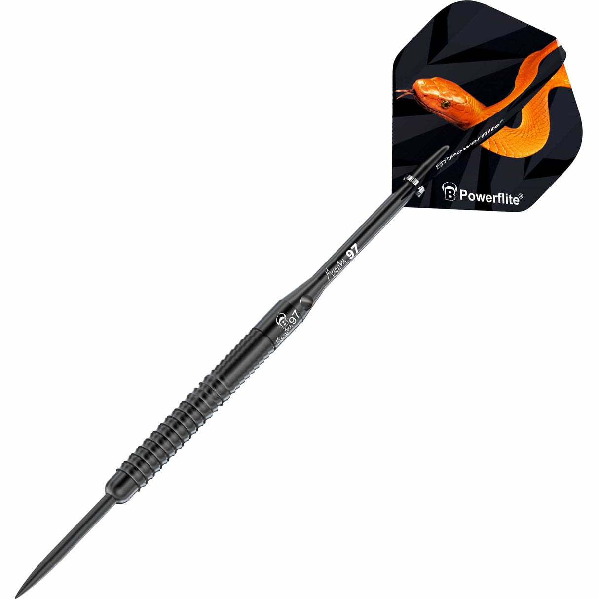 BULL'S Mamba 97 Darts - Steel Tip - M6 - Black Titanium