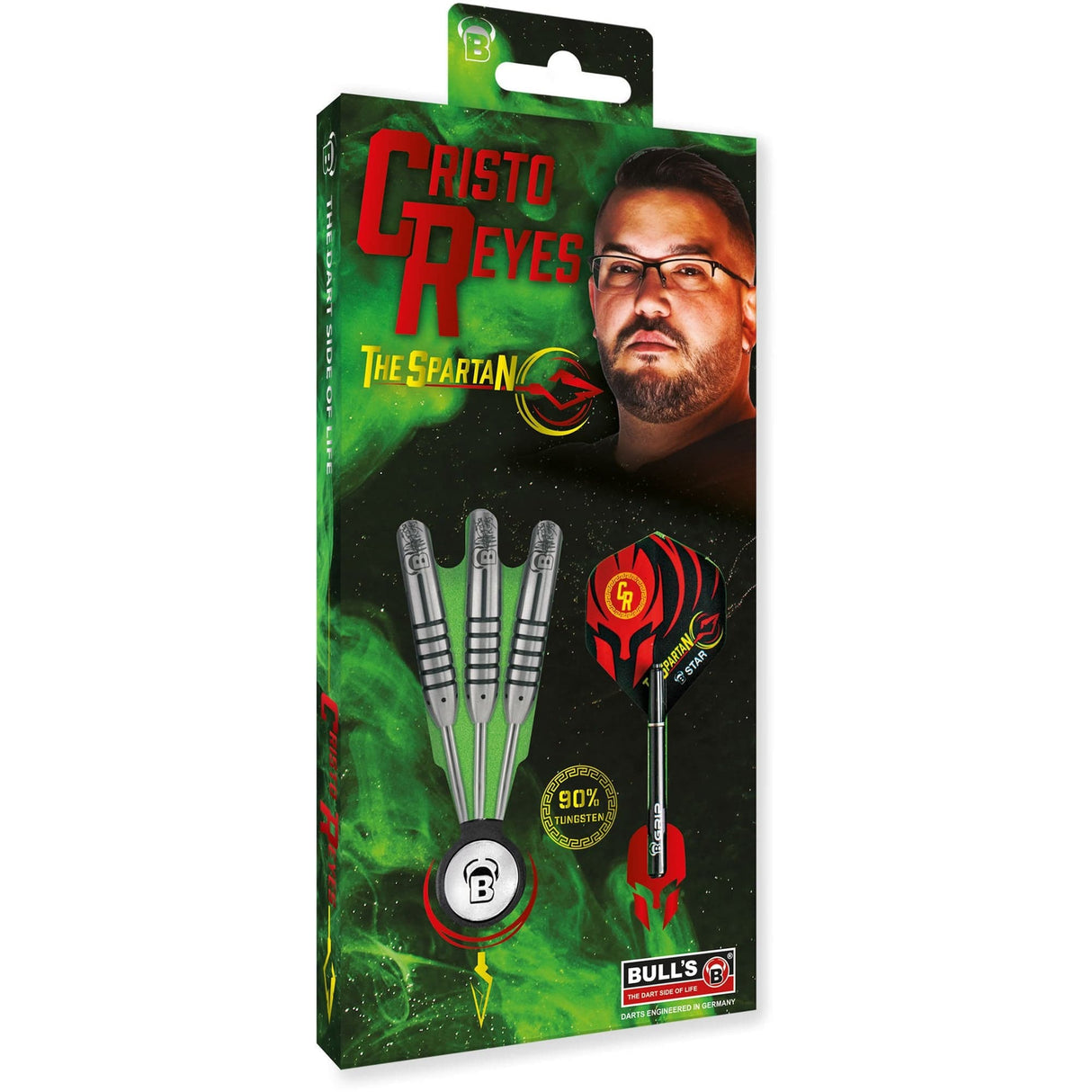 BULL'S Cristo Reyes Darts - Steel Tip - Spartan