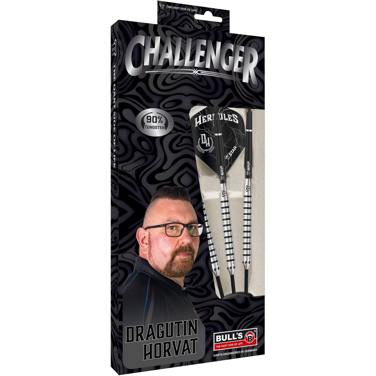 BULL'S Challenger Darts - Steel Tip - Dragutin Horvat - 21g 21g