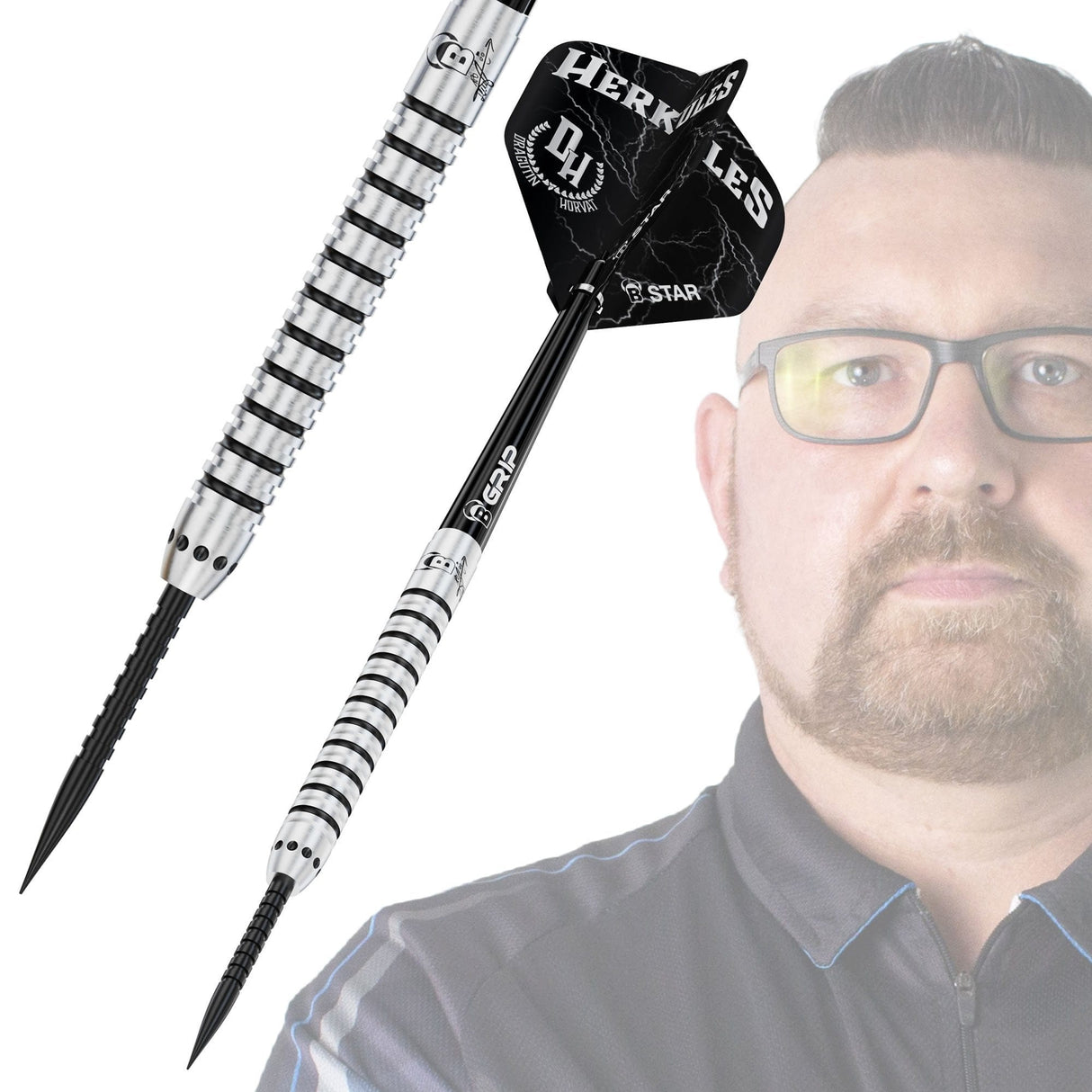 BULL'S Challenger Darts - Steel Tip - Dragutin Horvat - 21g 21g