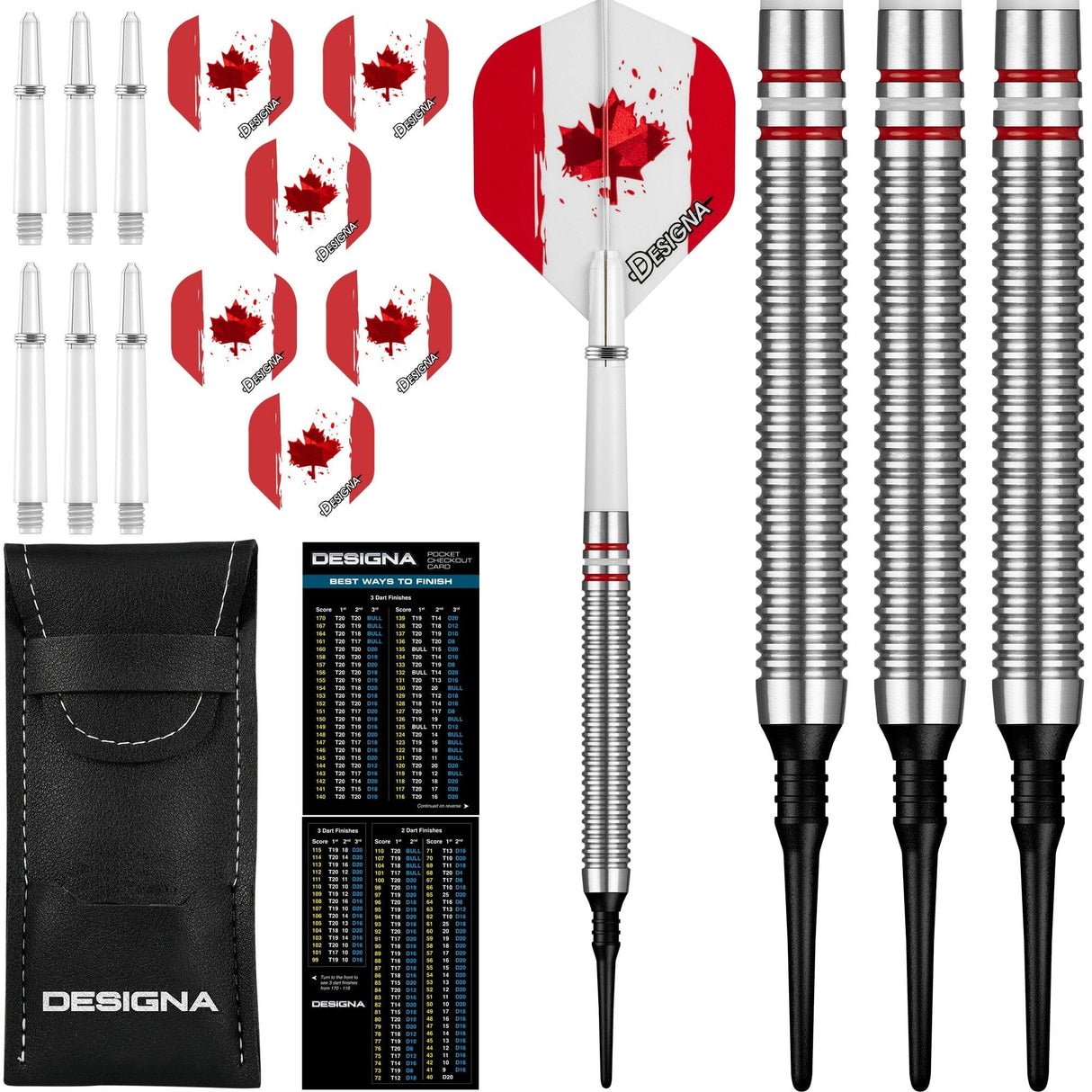 Designa Patriot-X Darts - Soft Tip - Canada 20g