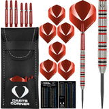 Darts Corner Firescar Darts - Steel Tip - M4 - Red Ring 23gPERS