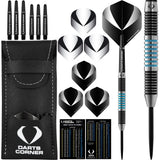 Darts Corner Marine Darts - Steel Tip - M6 - Aqua Black 21g