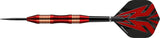 Designa Mako Darts - Steel Tip Electro Brass - Micro Grip - Red