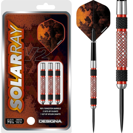 3 Pack Steel Darts Set Tungsten 26 Grams With Aluminum Shafts And