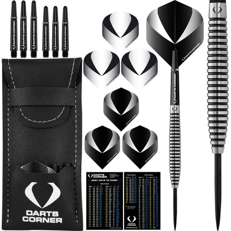 Darts Corner Warfare Darts - Steel Tip - M3 - Black Ring 22g