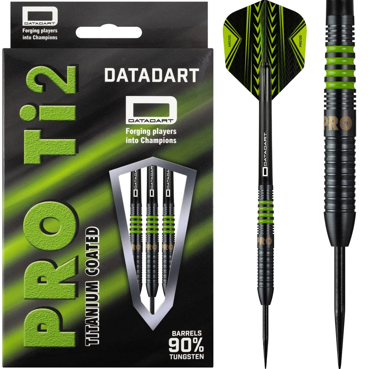 Datadart Pro Ti2 Darts - Steel Tip - Titanium Nitride 22g