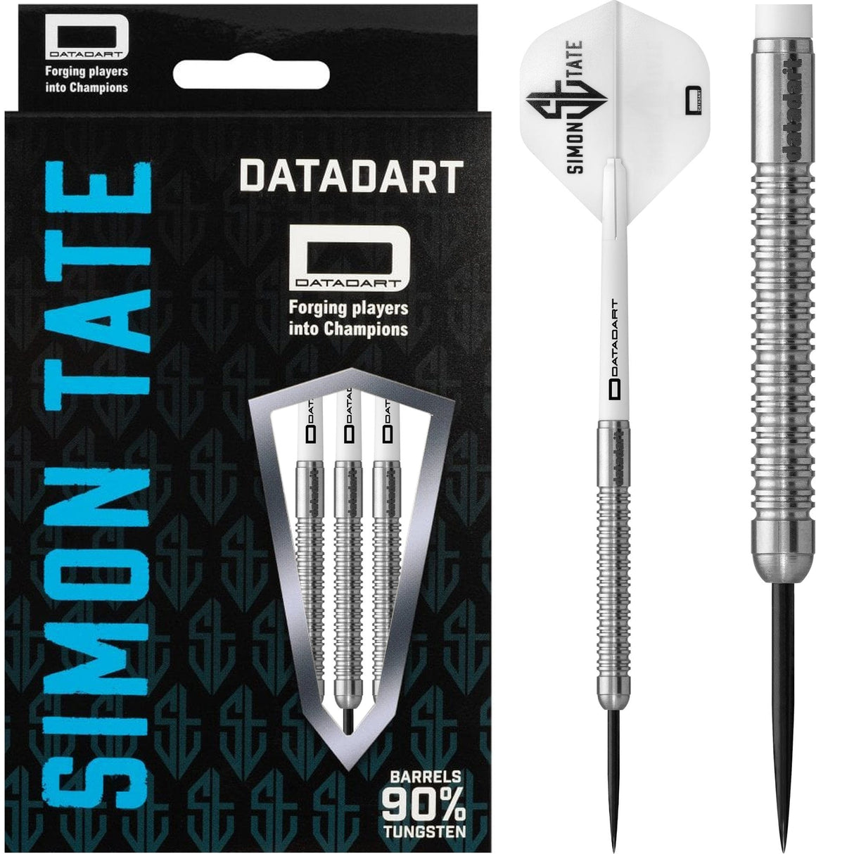 Datadart Simon Tate Darts - Steel Tip - Ringed 22g