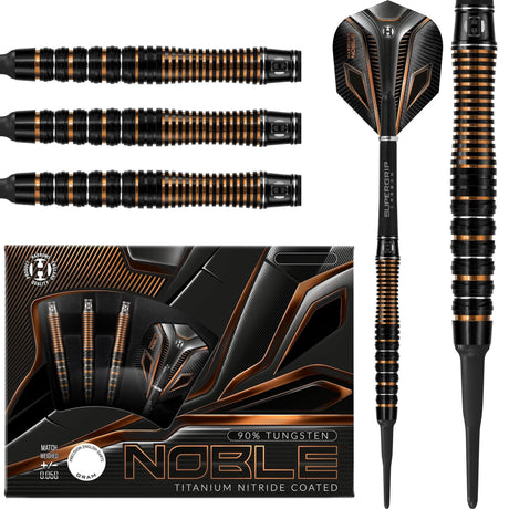 Harrows Noble Darts - Soft Tip - Rich Gold 18g