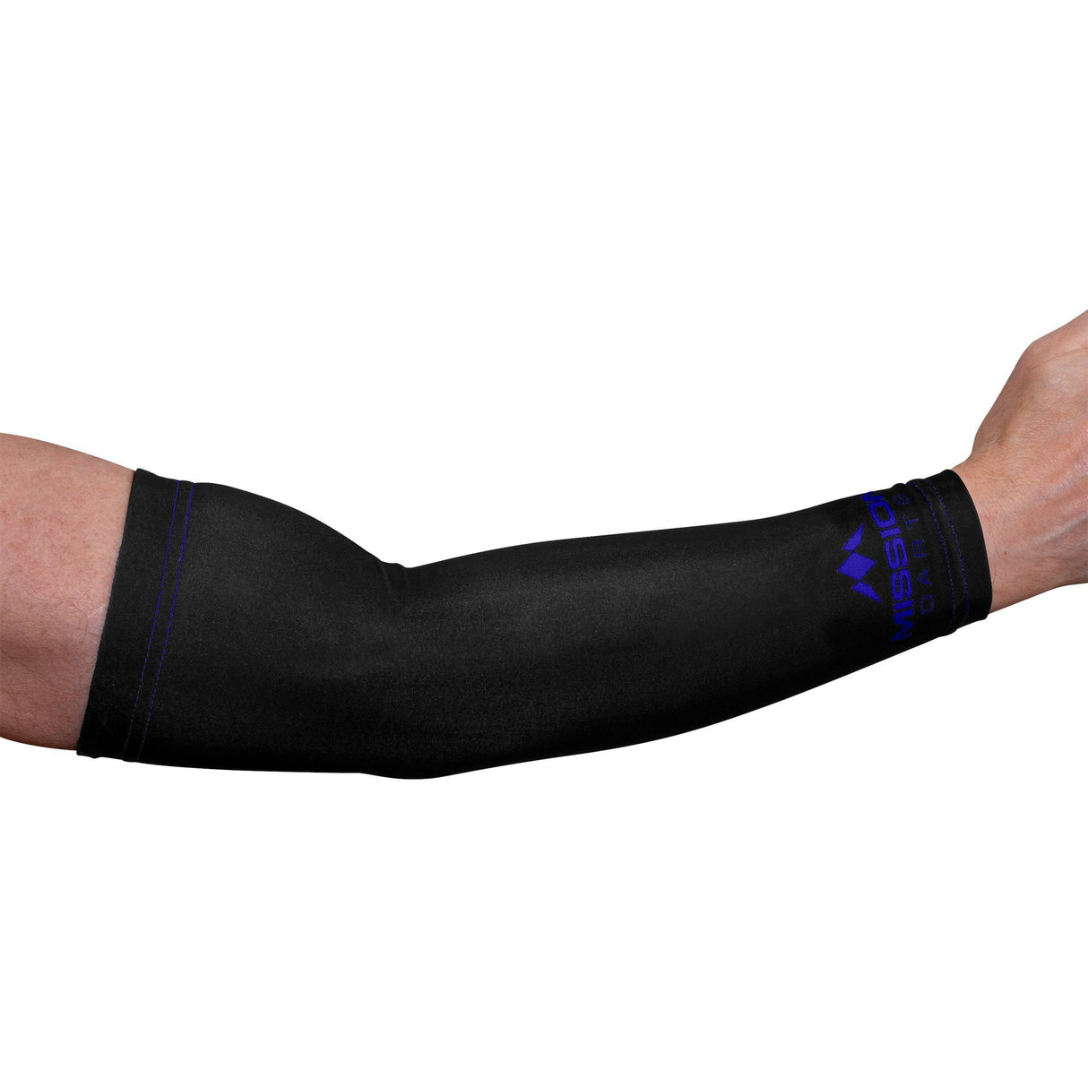 Mission Darts REACH Arm Sleeves (Pair) - Logo - Black & Blue Small