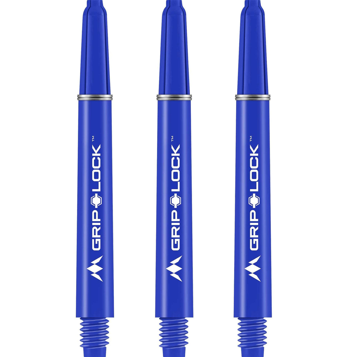 Mission GripLock Shafts - Dart Stems - Blue Medium