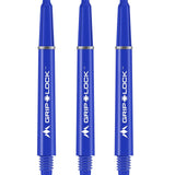 Mission GripLock Shafts - Dart Stems - Blue Medium