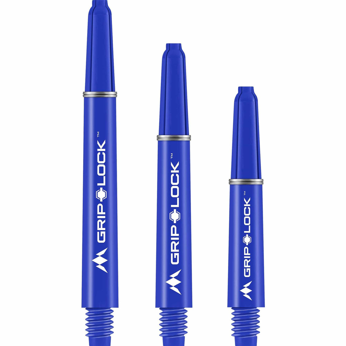 Mission GripLock Shafts - Dart Stems - Blue