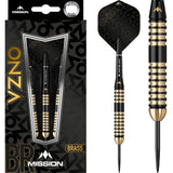 Mission Onza Darts - Steel Tip Brass - M4 - Black & Gold 24g