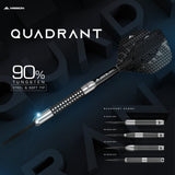 *Mission Quadrant Darts - Steel Tip - M3 - Quad Grip