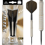 *Mission Voltex Darts - Steel Tip Brass - M1 - Silver - Knurled 21g