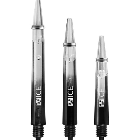 One80 Vice Gradient Shafts - Clear - Black