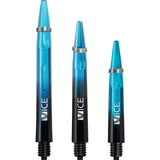 One80 Vice Gradient Shafts - Black - Sky Blue