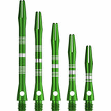 Designa Multiline Aluminium Shafts - Regrooved - Green