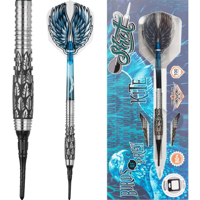 Shot Birds of Prey Darts - Soft Tip Tungsten - Kite 18g