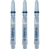 Harrows Supergrip Spin Stems - Dart Shafts - Clear Medium