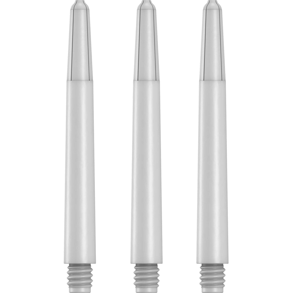 Designa Nylon Shafts - Durable Dart Stems - Pure White Medium