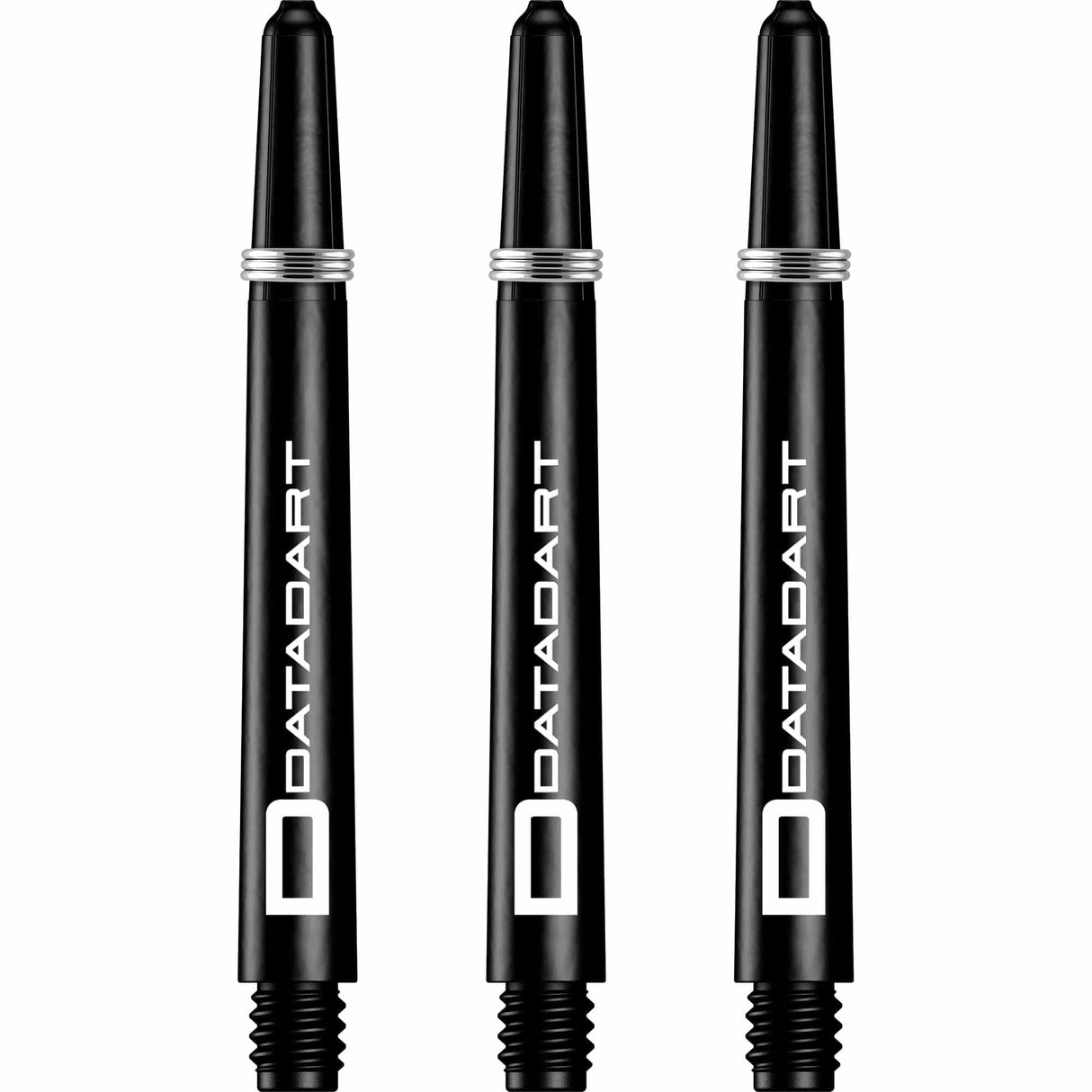 Datadart Signature Nylon Shafts - Stems with Springs - Black Medium