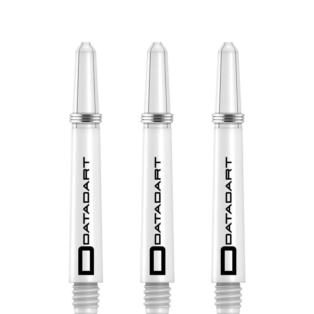 Datadart Signature Nylon Shafts - Stems with Springs - White Tweenie