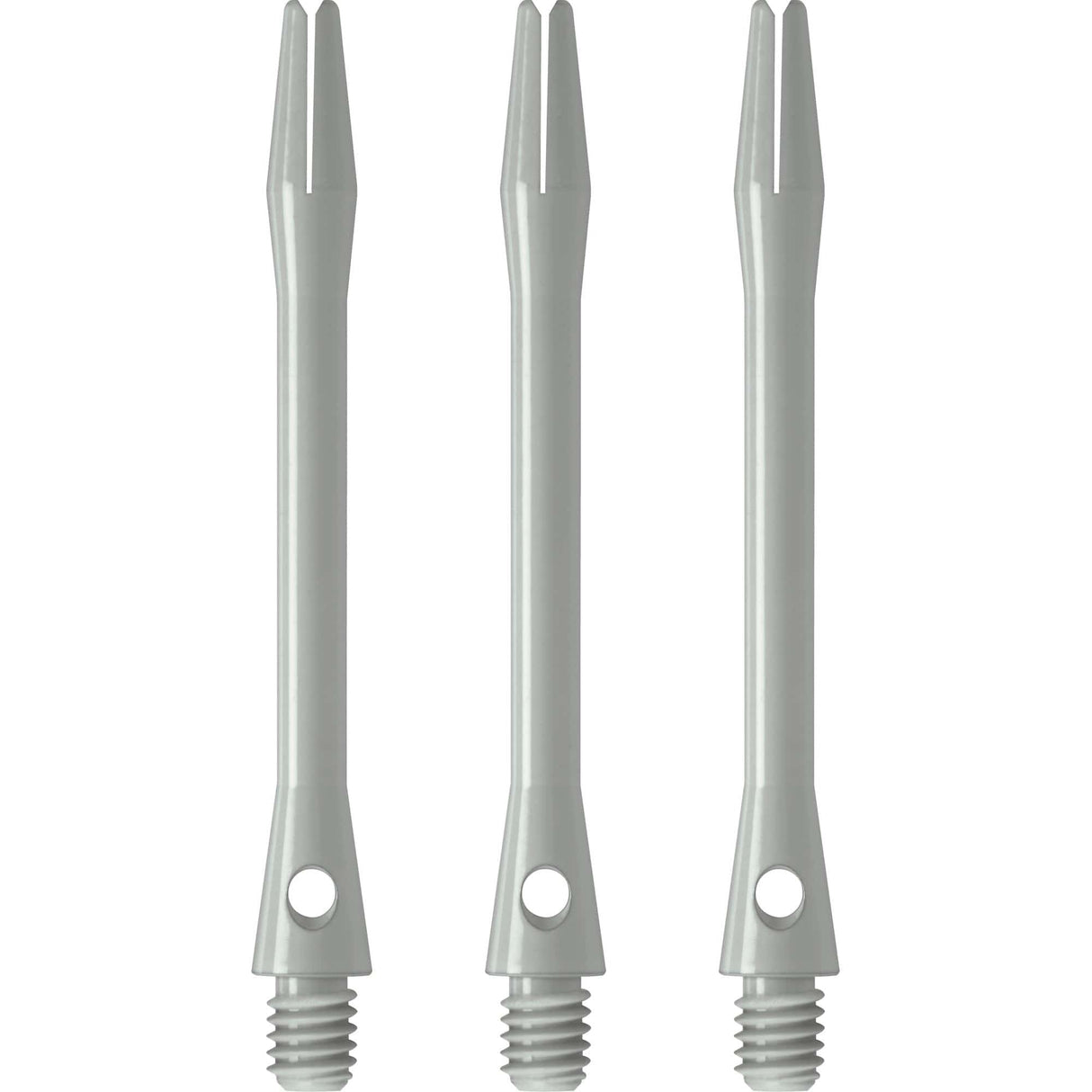 Harrows Keramic Stems - Aluminium Dart Shafts - White Medium