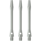 Harrows Keramic Stems - Aluminium Dart Shafts - White Medium