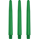 Designa Nylon Shafts - Durable Dart Stems - Green Medium