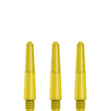 Designa Nylon Shafts - Durable Dart Stems - Yellow Extra Short