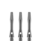 Harrows Keramic Stems - Aluminium Dart Shafts - Gun Metal Short