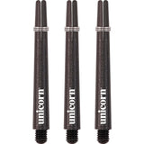 Unicorn Gripper 3 Dart Shafts - Nylon Stems - Black Medium