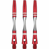 Unicorn Twist Dart Shafts - Aluminium Stems - Red Medium