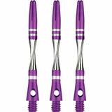 Unicorn Twist Dart Shafts - Aluminium Stems - Purple Medium