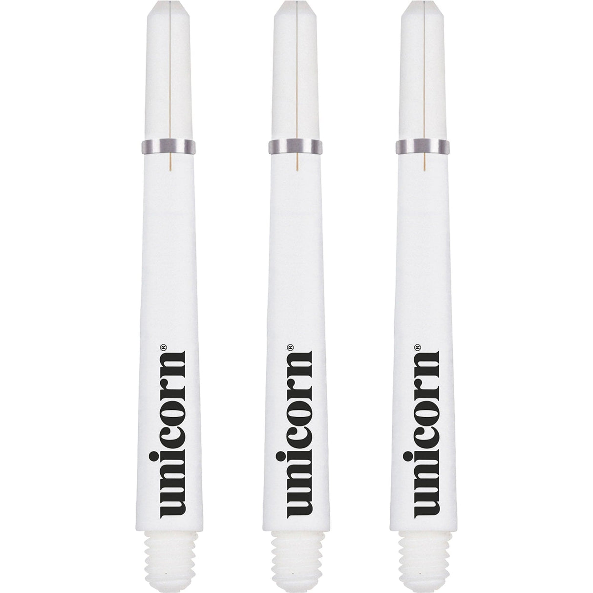 Unicorn Gripper 4 Dart Shafts - White Long