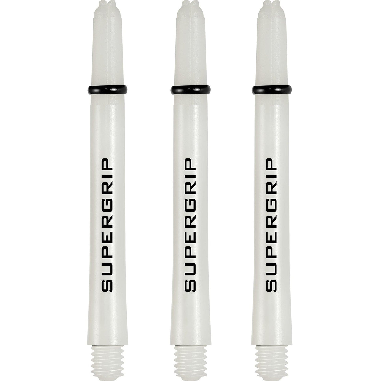 Harrows Supergrip Shafts - Dart Stems - White Medium