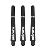 Unicorn Gripper 4 Dart Shafts - Black Medium