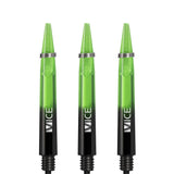 One80 Vice Gradient Shafts - Black - Neon Green Tweenie