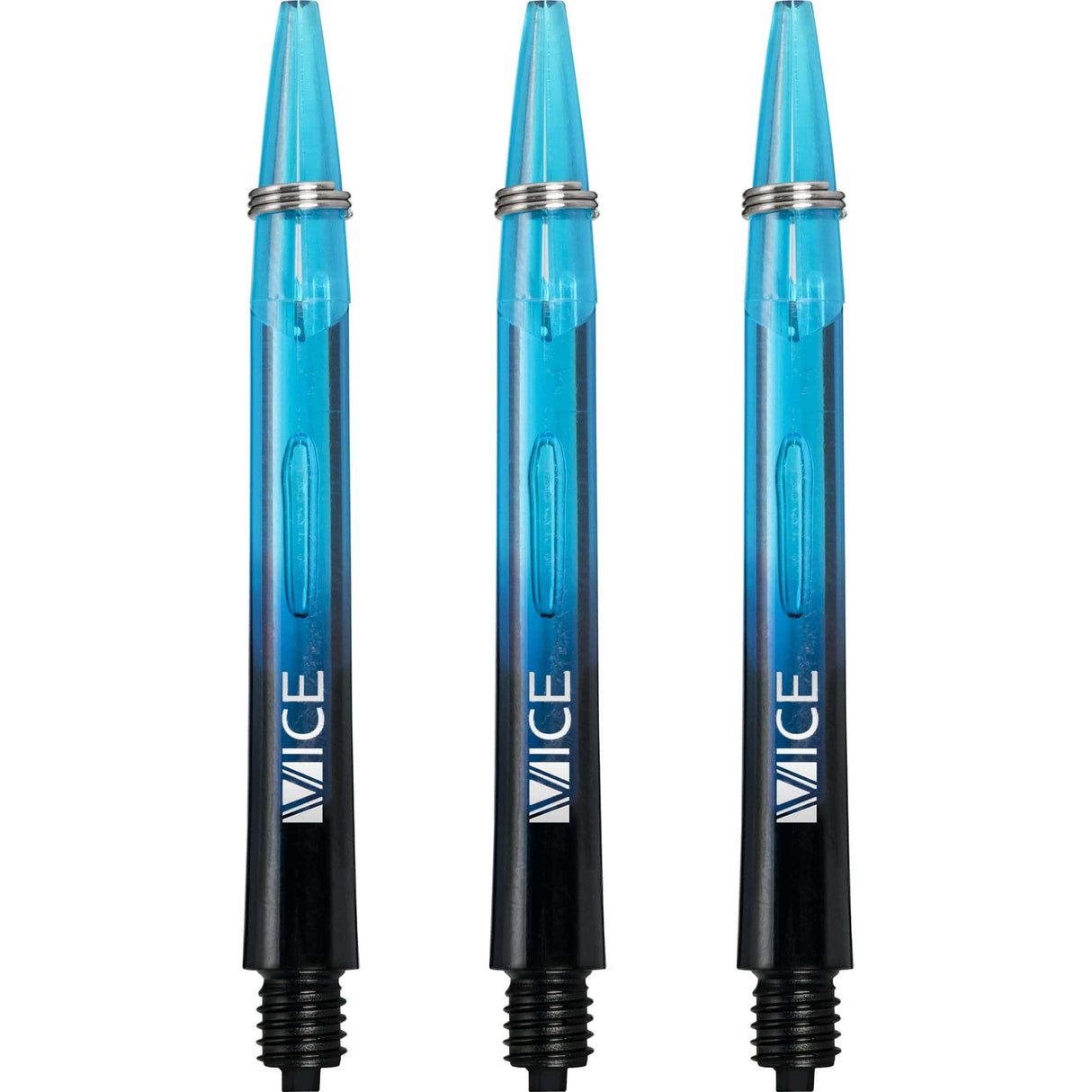 One80 Vice Gradient Shafts - Black - Sky Blue Medium