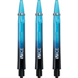 One80 Vice Gradient Shafts - Black - Sky Blue Medium