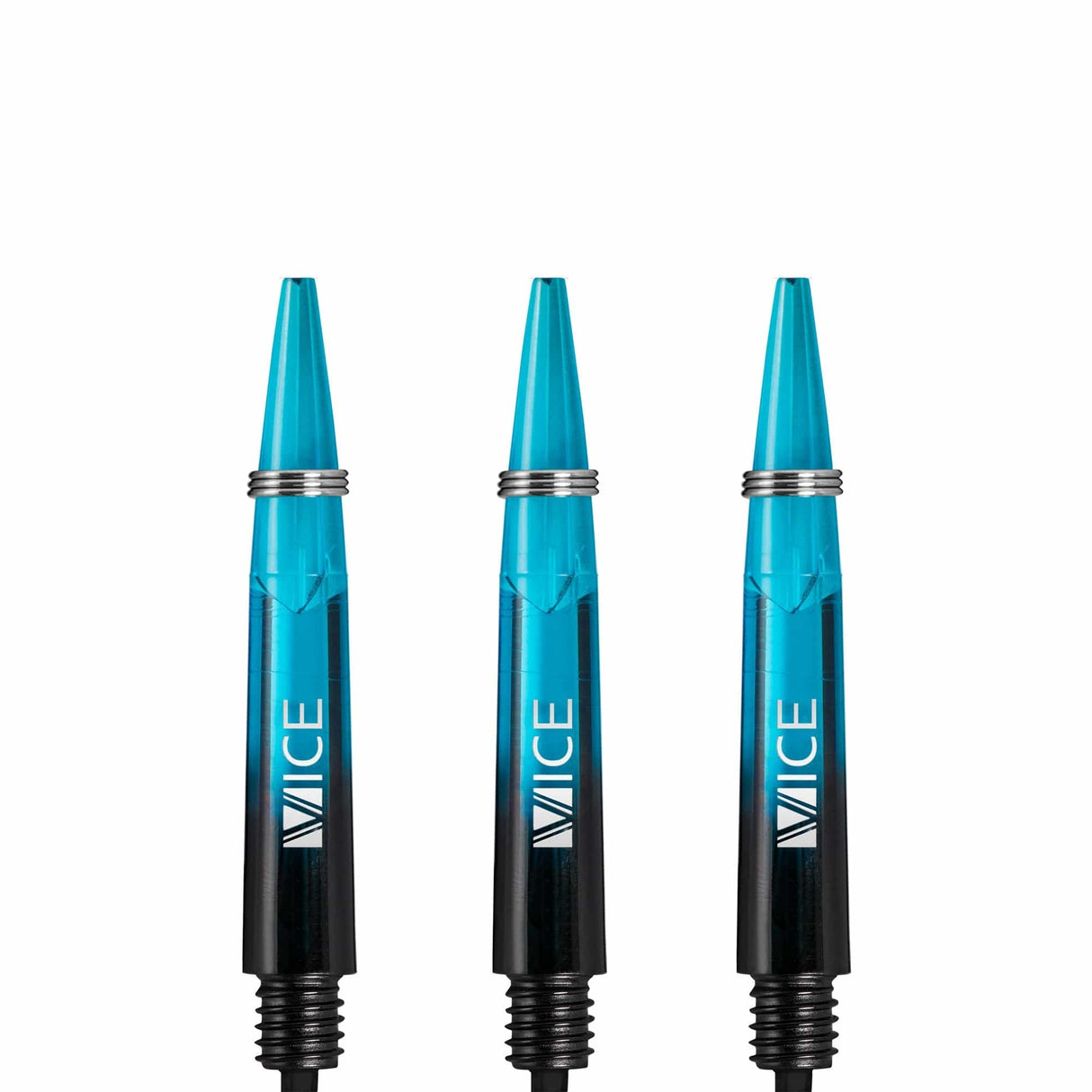 One80 Vice Gradient Shafts - Black - Sky Blue Short