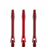 Designa Aluminium Shafts - Metal Dart Stems - Red Tweenie